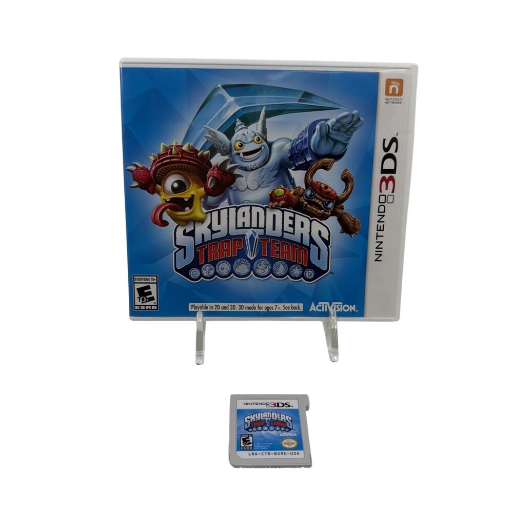 Skylanders Trap Team Nintendo 3DS Case and Game Only Tested & Working